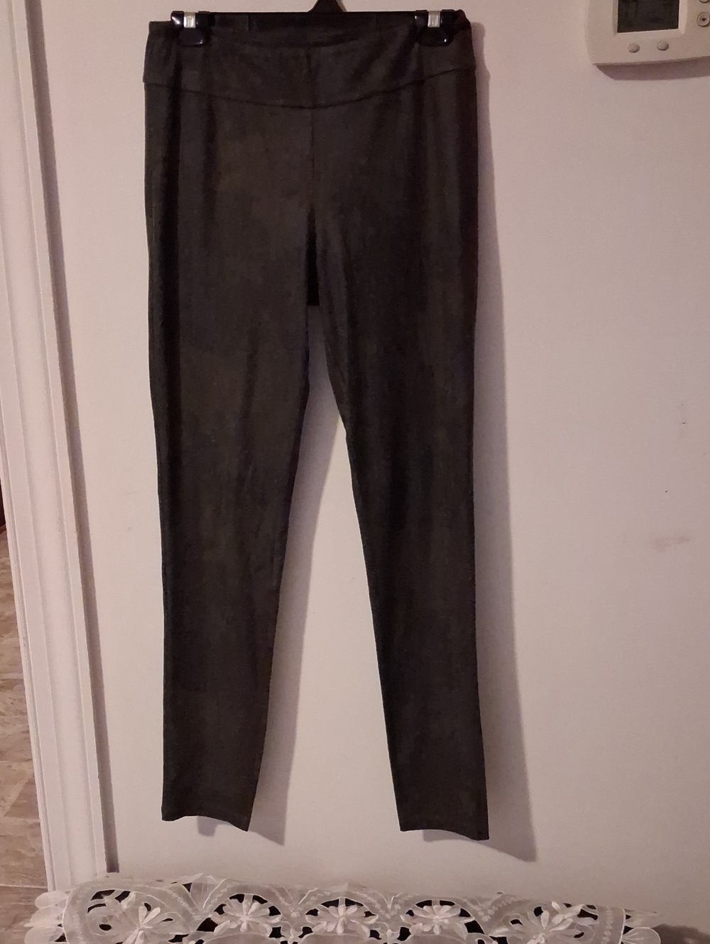 Tribal Charcoal Straight Leg Pants